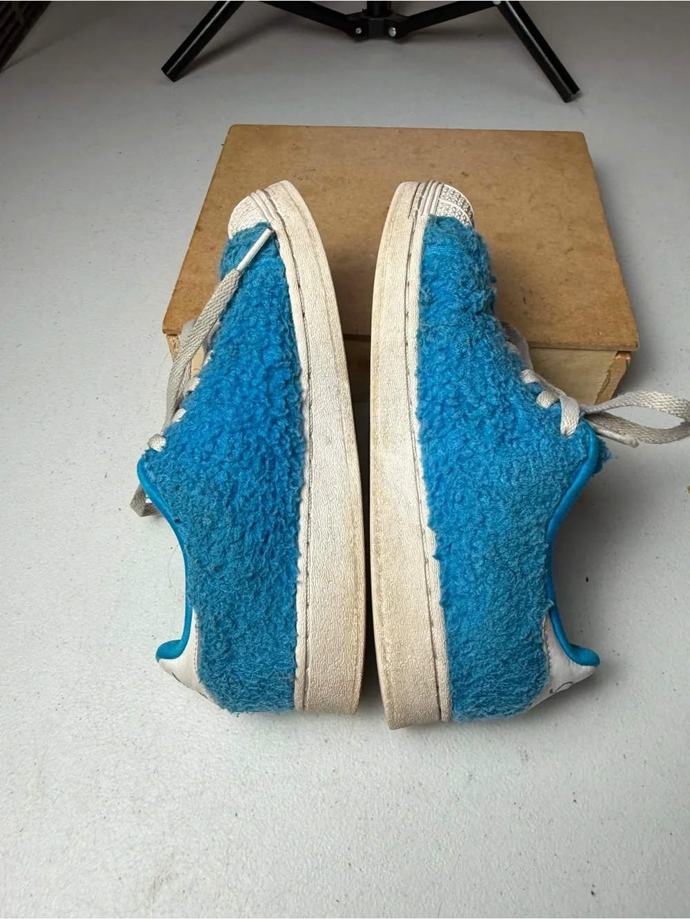 Adidas The Simpsons Marge Superstar Blue Shoes Sz 1 kids